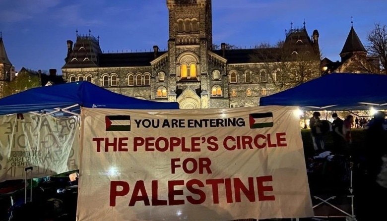 Guerra en Gaza: Las protestas estudiantiles se trasladan a Canadá